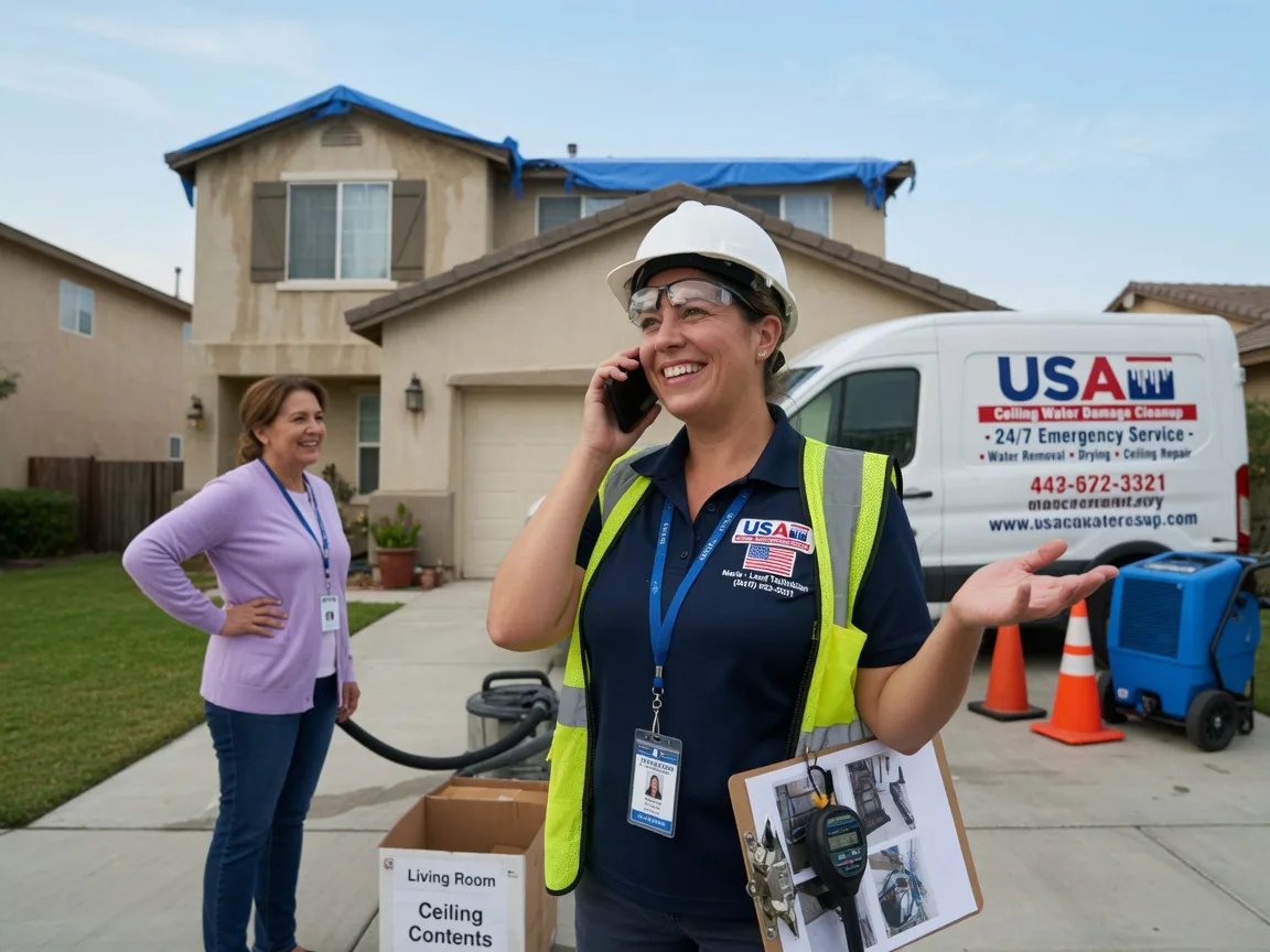Ceiling Water Damage Restoration Amenia, ND FAQs